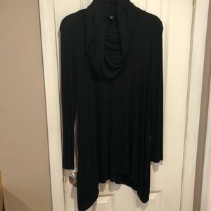 Cable and gauge M black cowl neck